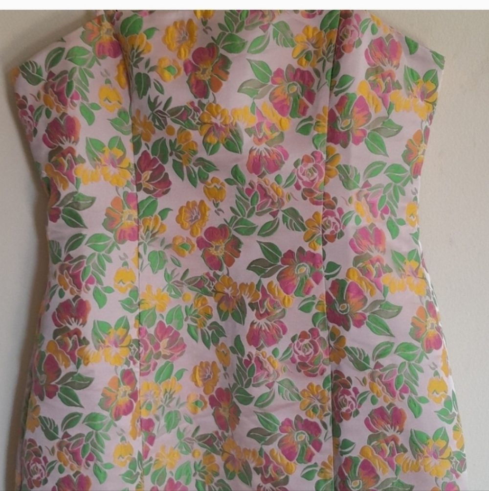 MAJORELLE PEARSON JACQUARD Mini Dress Size LARGE - Picture 9 of 11